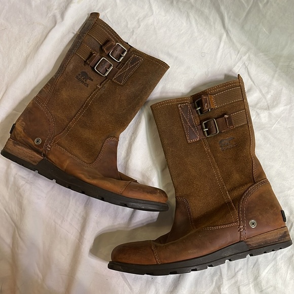Sorel Major Pull On Boot | mid calf leather boot - Picture 2 of 12
